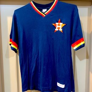 Vintage - Houston Astros T-shirt Jersey (Mitchell & Ness Authentic) Go Stros!